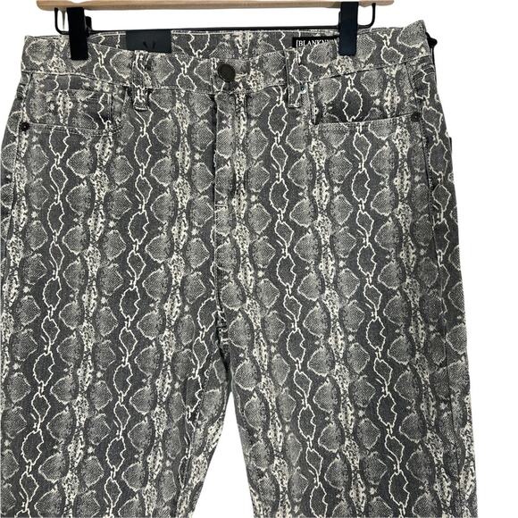 NWT BEW BLANK NYC The Reade Crop Pant in Snake Along Size 30 - Picture 4 of 9